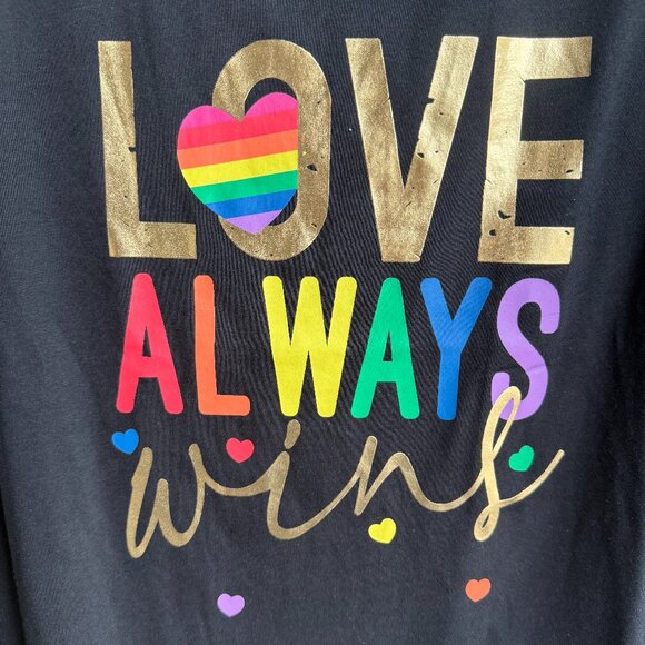 NWT Love Always Wins Tee - Picture 2 of 9